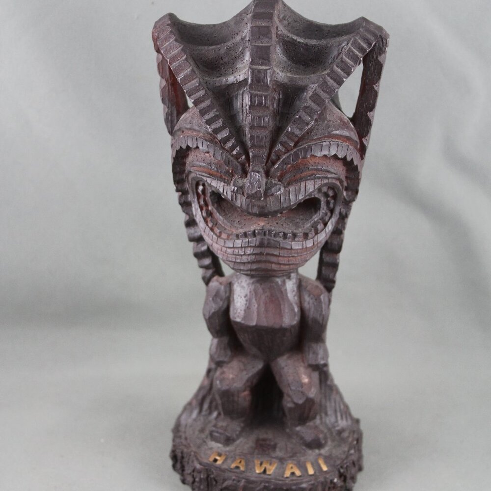 Casted Tiki (Retro) - Happiness Tiki KC Hawaii - Resin Tiki